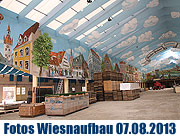 Fotos Aufbauzeit Oktoberfest München 2013 Wiesnaufbau Fotos vom 07.08.2013 - Mittwoch - 23. Wiesn-Aufbautag 2013 (©Foto: Marikka-Laila Maisel)